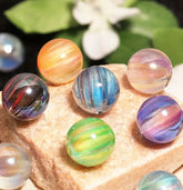 16mm Galactic Rainbow Beads